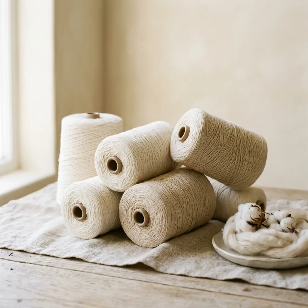 100% Cotton Spun Yarn (Ring & Open-End) - Image 1